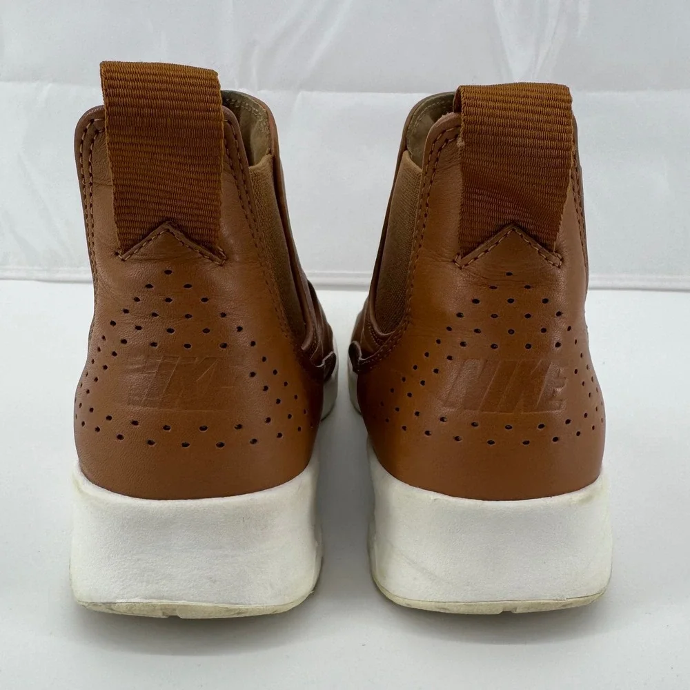 Nike Air Max‎ Thea Mid Chelsea Boots Womens 8 Brown Leather 859550-200
